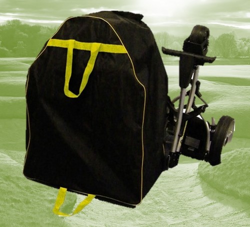 Large electric golf trolley - golf,